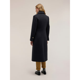 Motivi - Cappotto doppiopetto in panno misto lana - Grigio