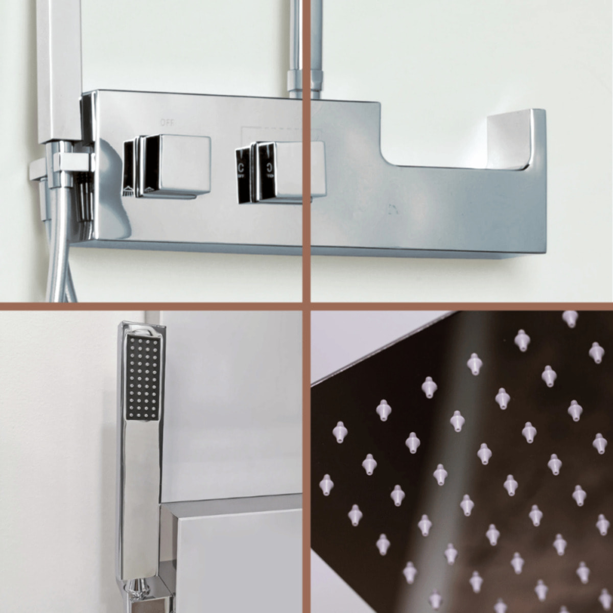 Kinedo Aquachrome - Colonne douche thermostatique