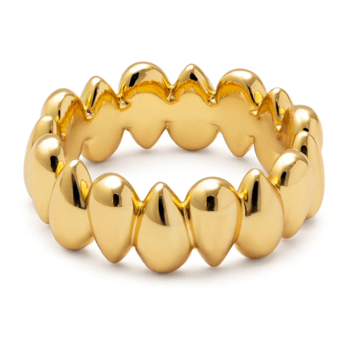 Anillo Sirena Baño Oro