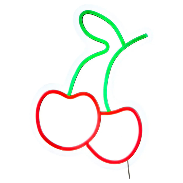 Néon LED Fraise Fraci 25x1,5x35cm