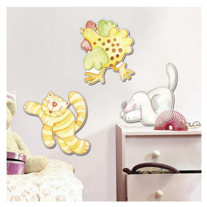 HomeDecor-LineKids Decorazioni Animals Farm HomeDecor-LineKids Multicolor