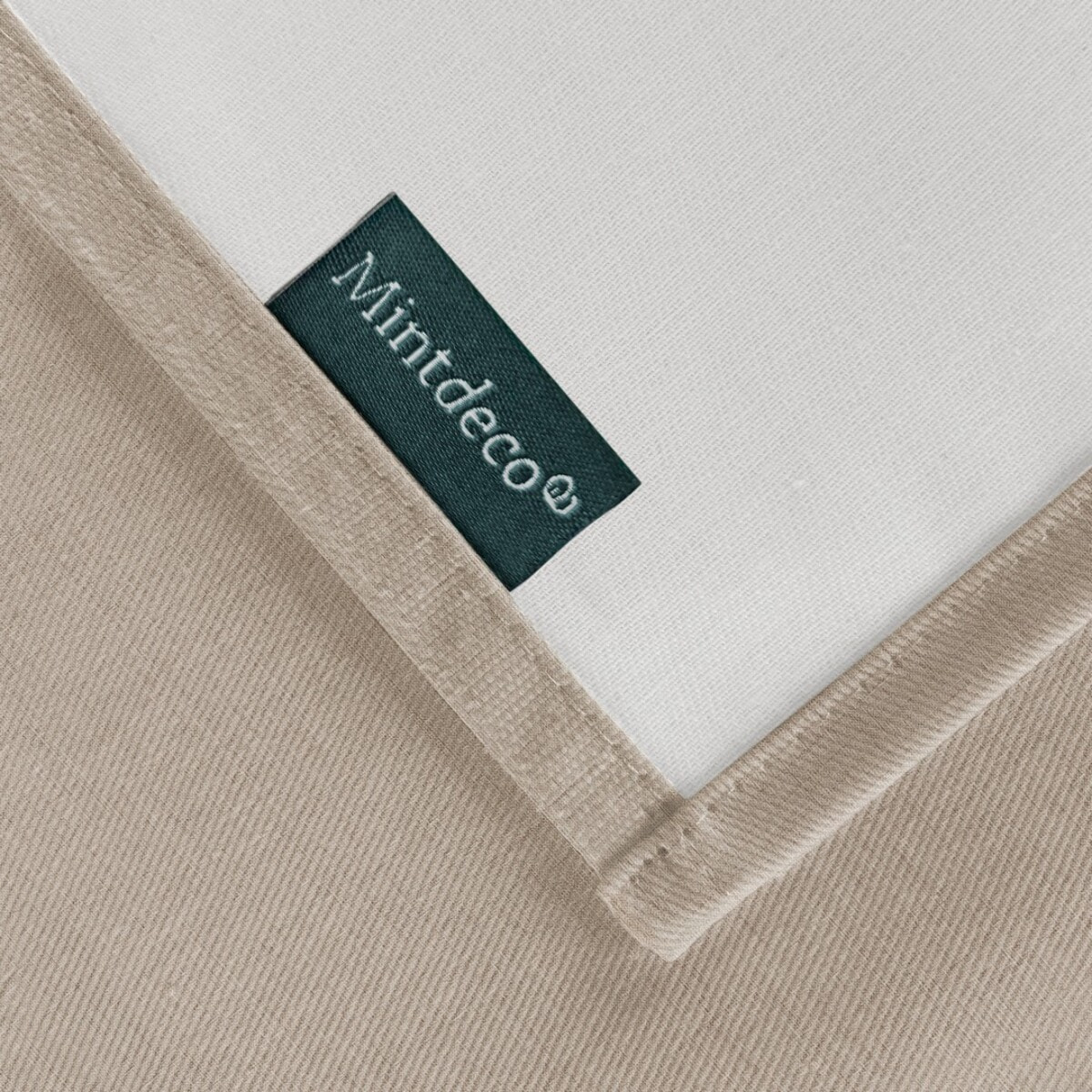 Nappe unie anti-tâches BRIA TAUPE