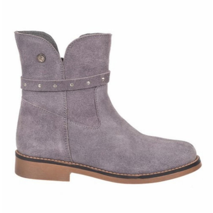 Media Bota en piel para niñas