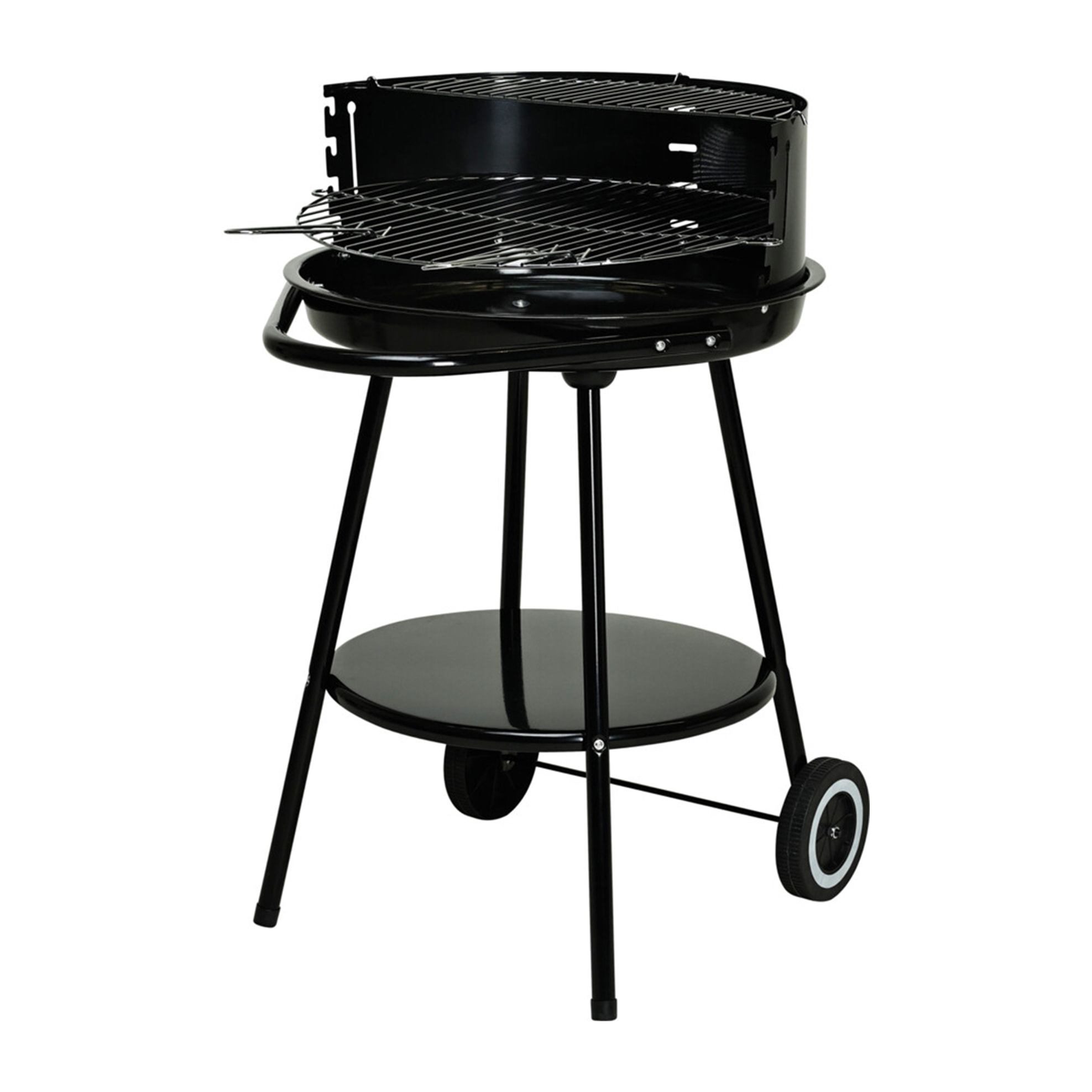 Barbacoa redonda Vaggan de 51cm con cuenco esmaltado y accesorios
