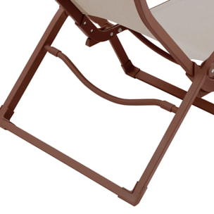 Transat Decima beige lin/acajou