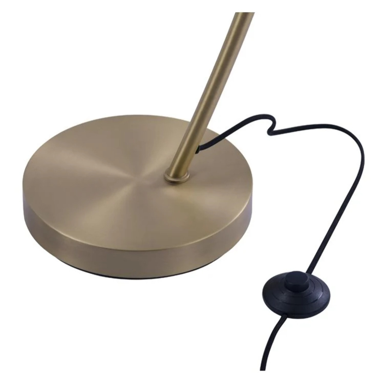 Lampadaire en métal couleur laiton - Jersey