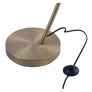 Lampadaire en métal couleur laiton - Jersey