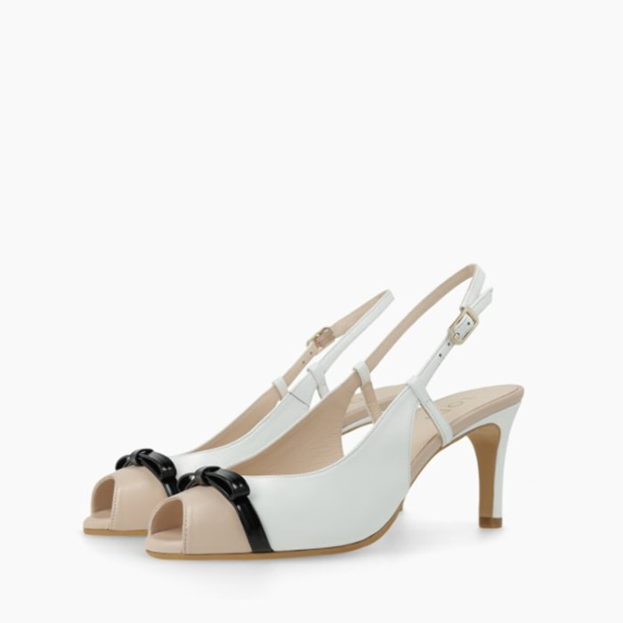 SANDALIAS BLANCAS PARFENCHI
