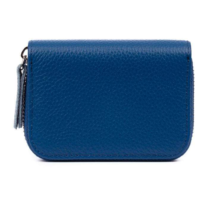 Balocco cartera tarjetero mujer. Piel auténtica Dollaro.