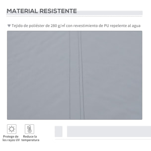 Toldo Manual Retráctil Plegable con Manivela 295x245 cm Toldo Enrollable Aluminio Protección Solar para Ventanas Puertas Balcón Terraza Exterior Gris