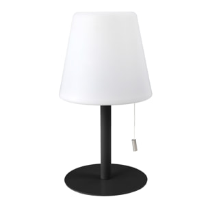 Lampe De Table Gris Rechargeable Ip44 H30cm