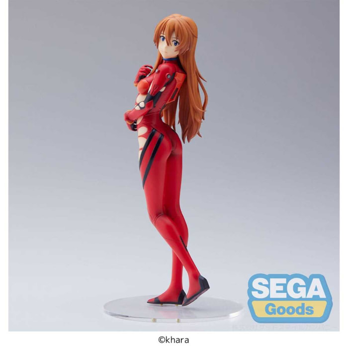 Evangelion: 3.0+1.0 Thrice Upon A Time Spm Pvc Statua Asuka Langley On The Beach (re-run) 21 Cm Sega