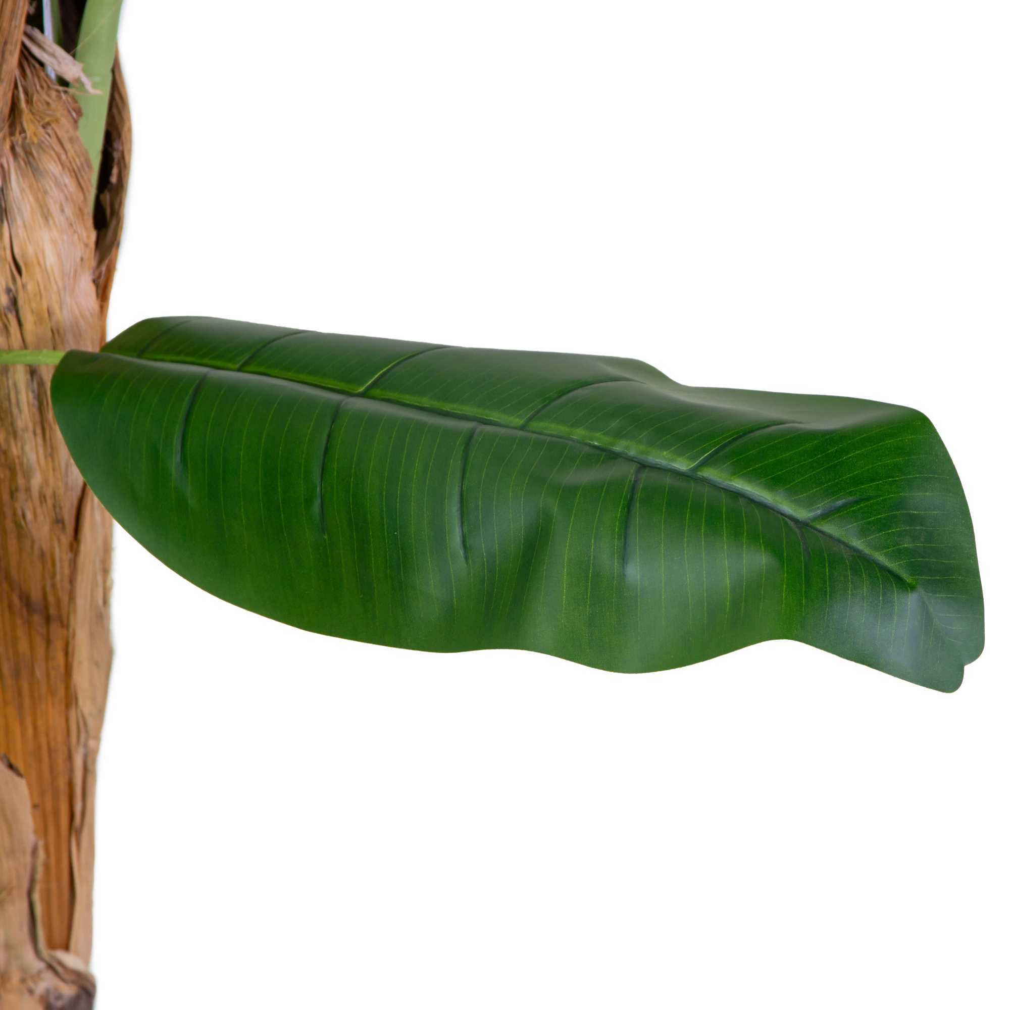 Pianta artificiale Vacchetti in plastica banano cm h145