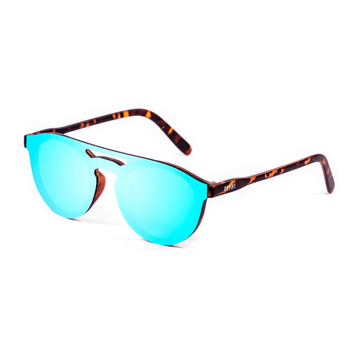 Gafas de sol OCEAN MODENA - Carey mate / Plana revo azul cielo
