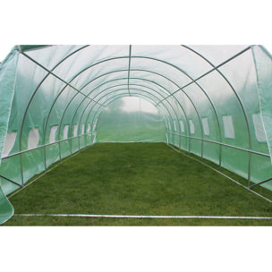 SERRE TUNNEL DE JARDIN ALTHEA - 24M² - 8 X 3 X 2 M