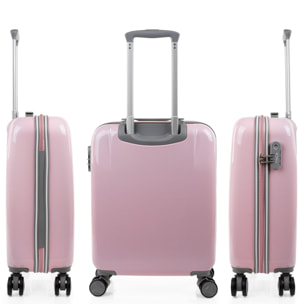 Juego De Maletas Pc Itaca Stickers Rosa