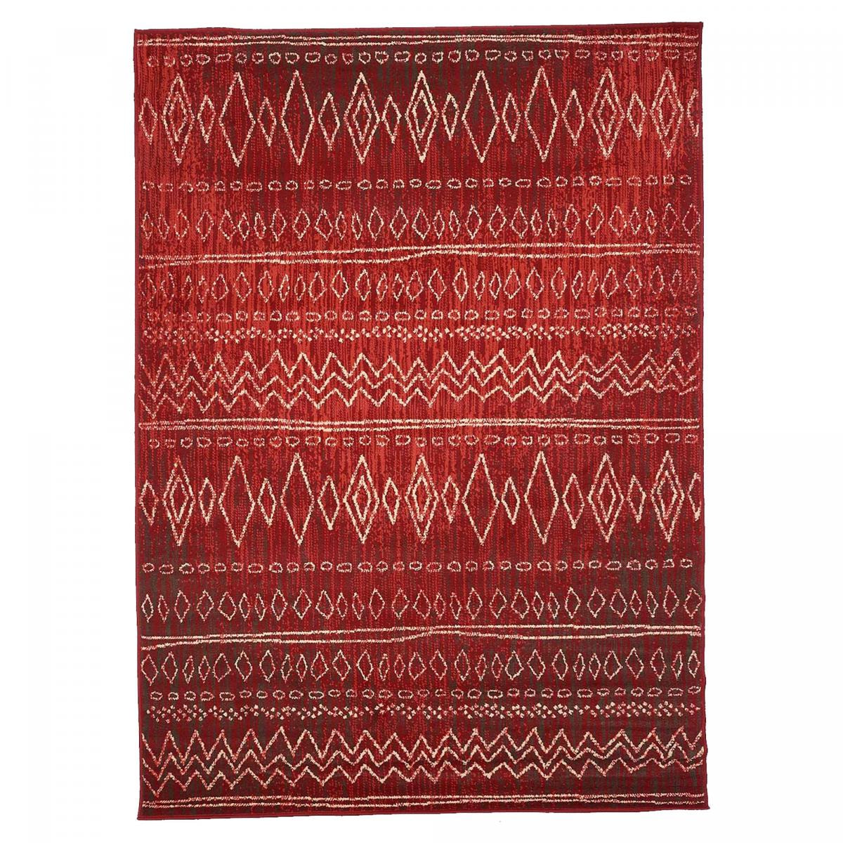 Tapis berbère tissé motifs tribaux KIHE