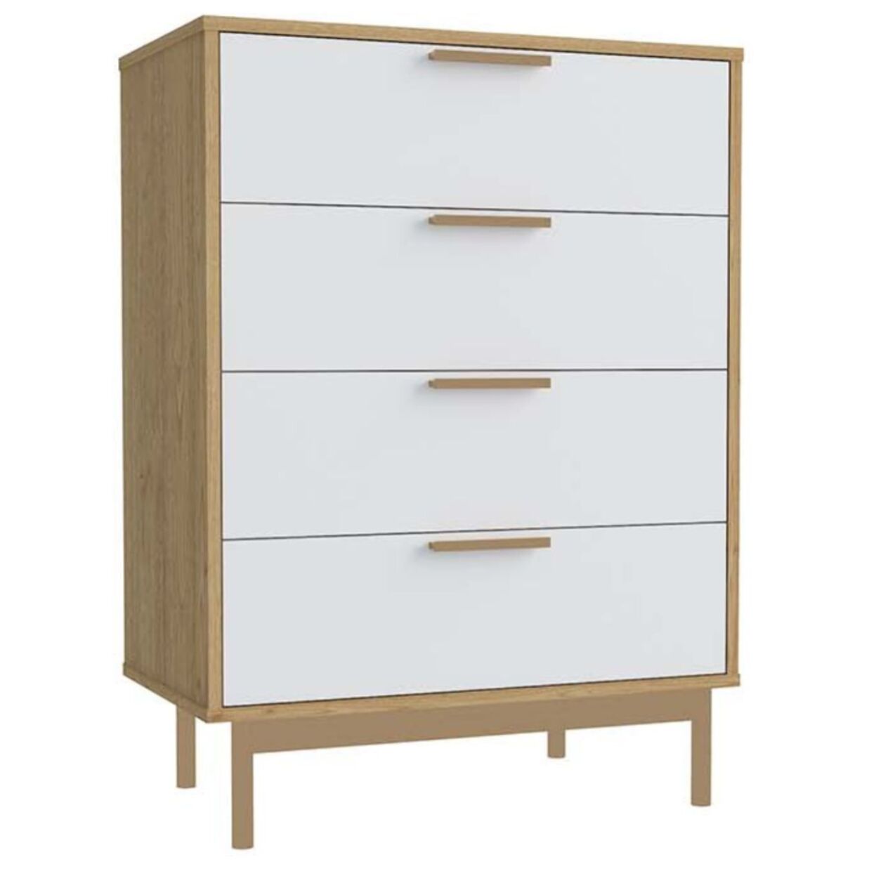 Commode scandinave finitions rose gold TIFANY