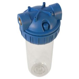 Bol transparent avec raccord en laiton 3/4" pour filtres universels 10" (SATHF34)