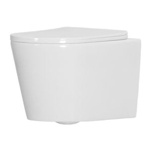 Duofix pack WC bâti-support + WC suspendu sans bride Ceramia avec abattant SoftClose + plaque (GEBCE14WT01-FR)