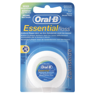 4 Fils Dentaire Oral-B Essential mentholé 50m