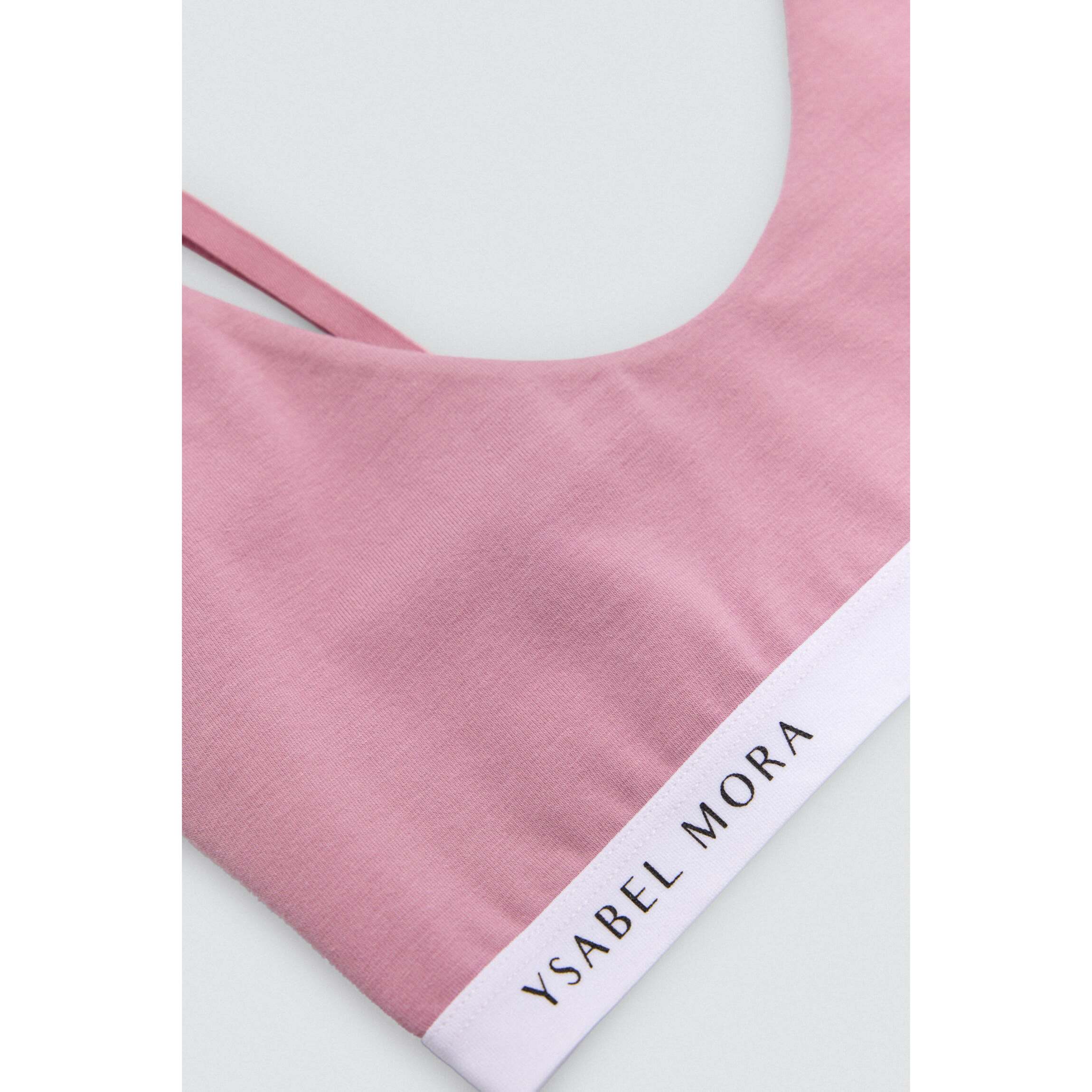 Top rosa in cotone per ragazzi