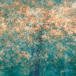 Papier peint panoramique Forêt Bleue Intissé
