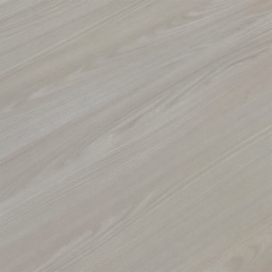 Tavolo FORTE DEI MARMI in legno, finitura olmo perla e base in metallo verniciato antracite, allungabile 140x90 cm - 220x90 cm