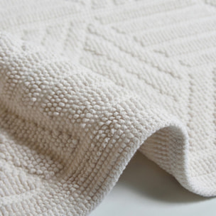 Tapis de bain Coton CUBO 50x80cm Blanc Spirella