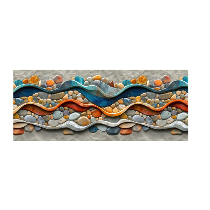 Tappeto Passatoia Cucina Disegno Sabbia