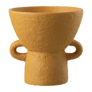 J-Line vase Zenia - céramique - ocre - large - Ø 25 cm