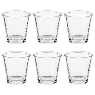 Set 6 vasos cafe 90ml colección vivalto