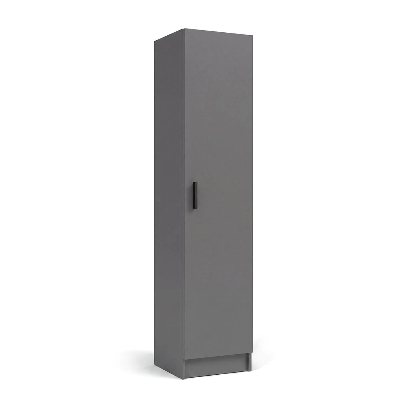 Armario de 1 puerta en gris grafito 37x180 cm Multi Useful Gris Grafito