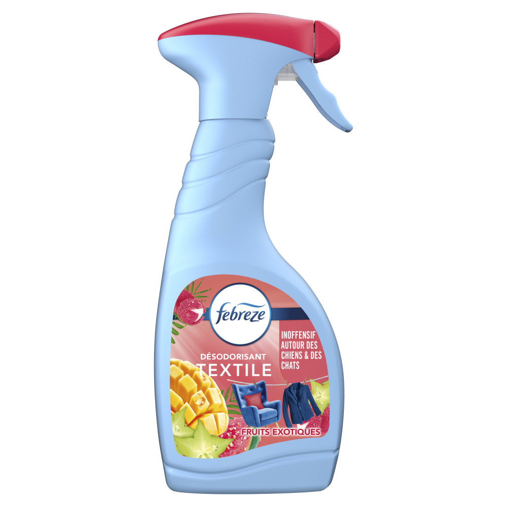 8 Sprays Desodorisant Textile Fruits Exotiques 500ml, Febreze