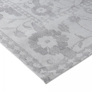 Tapis salon et chambre fait main en coton motif floral CHICDOUB