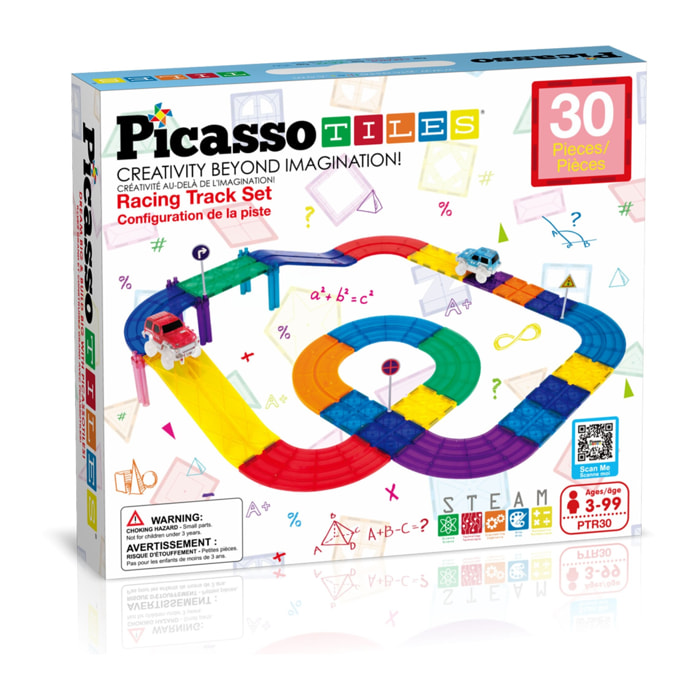 PICASSO TILES PISTA DE CARRERAS MAGNETICA 30 PIEZAS