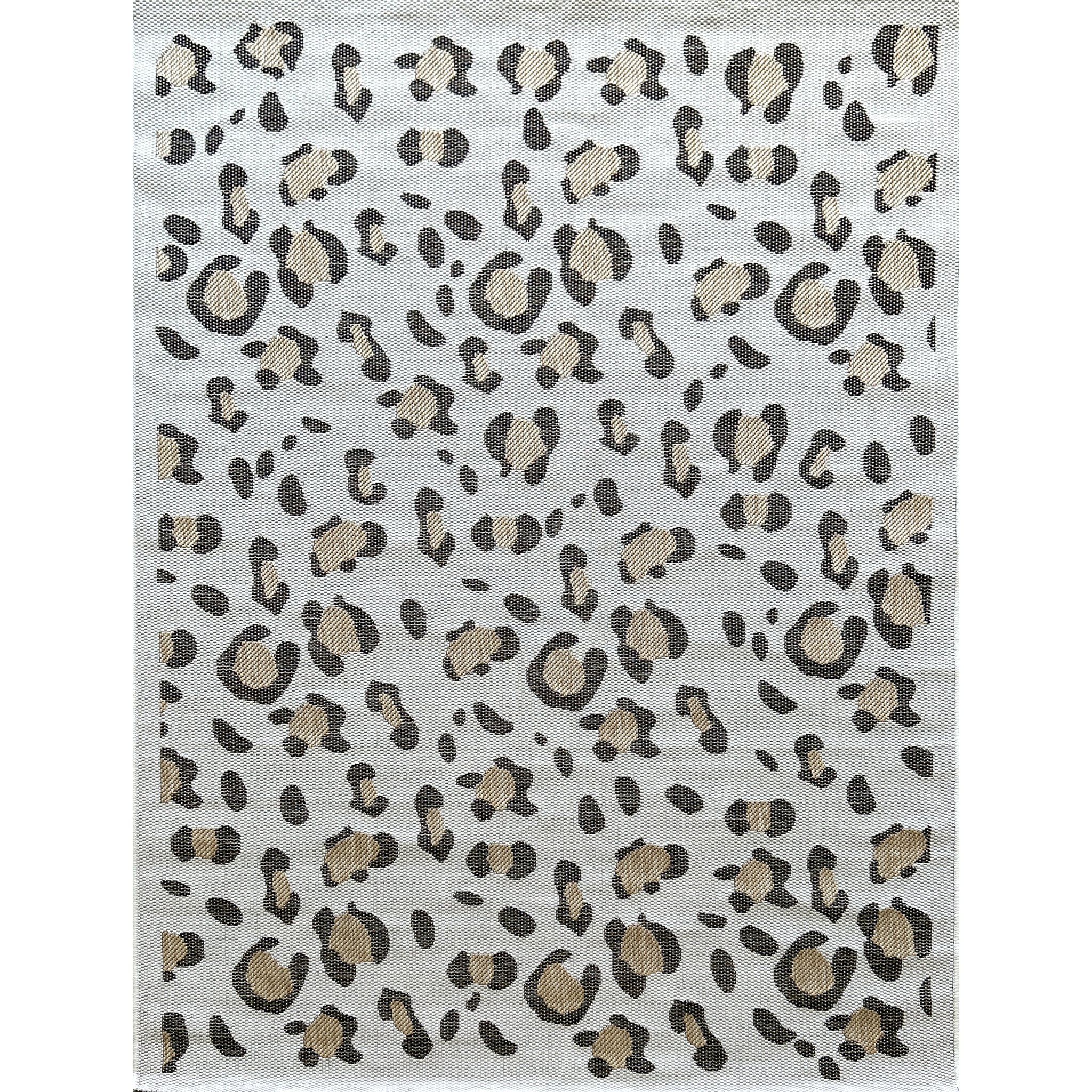 SAVANNA - Tapis intérieur/extérieur motif léopard crème