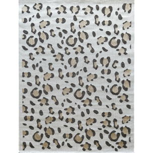 SAVANNA - Tapis intérieur/extérieur motif léopard crème