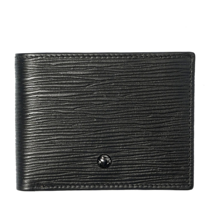 Portafoglio uomo in vera pelle - Modello Erebus Nova - Casual - 11.15 x 9.15 x 3.5 cm