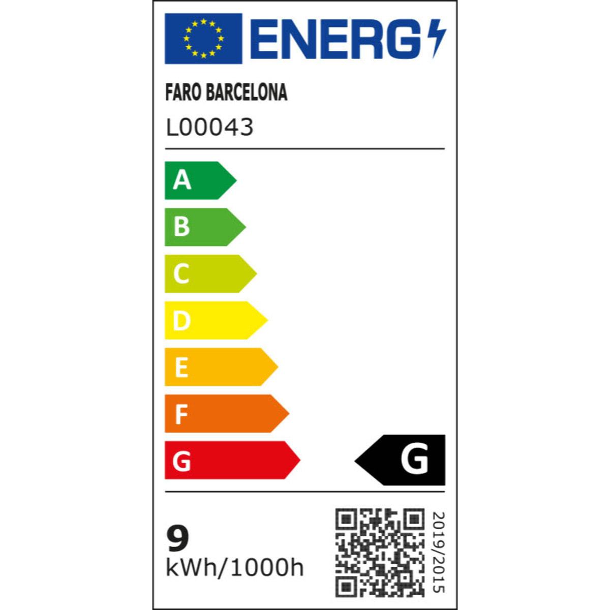 TRAS LED Lámpara empotrable negra