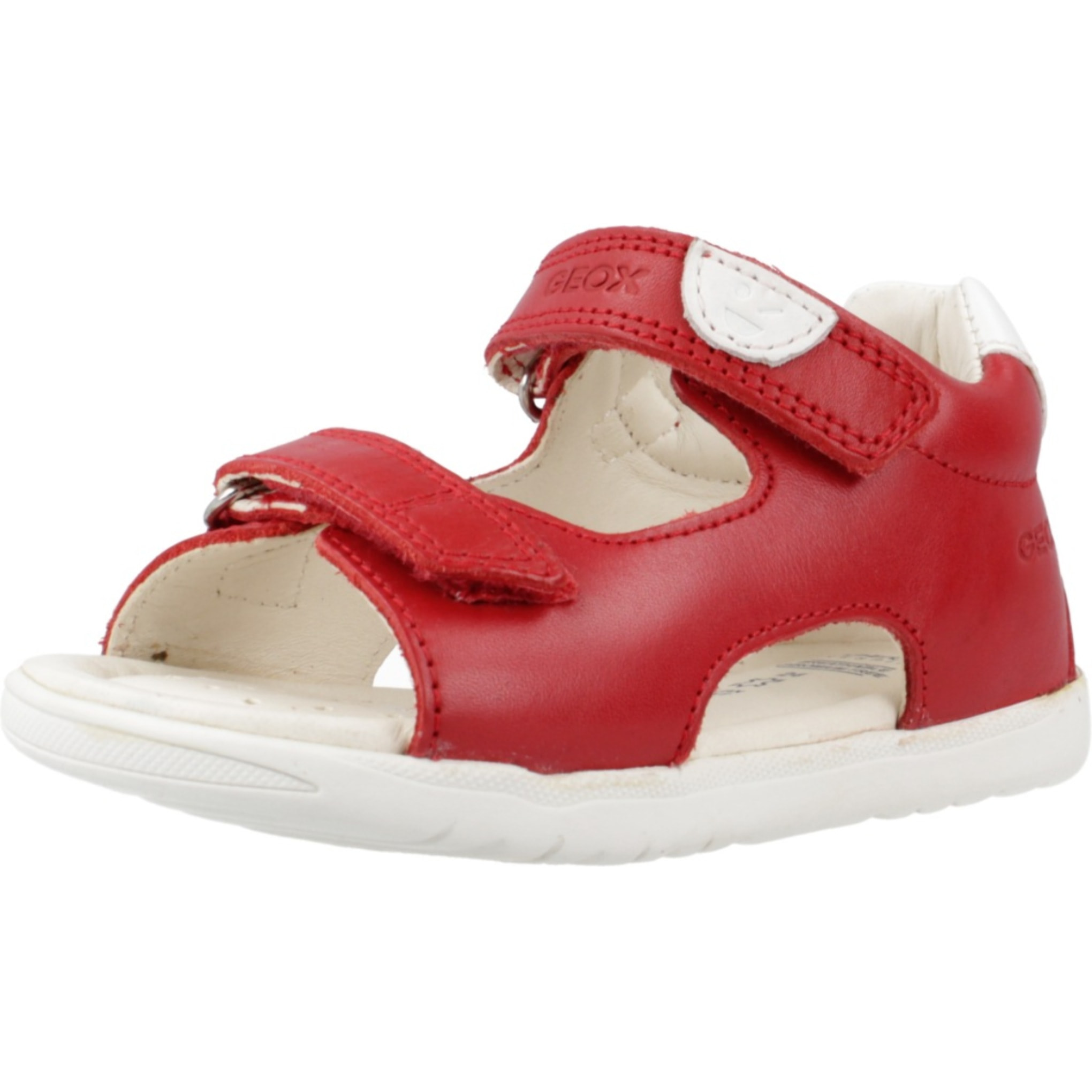 Sandalias Niño de la marca GEOX  modelo B SANDAL MACCHIA BOY Red