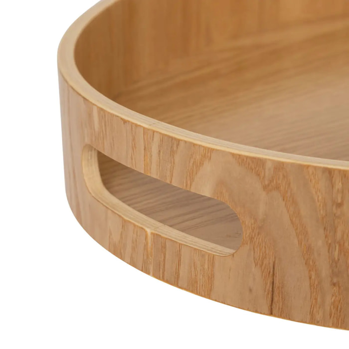 Plateau oval 43x33,5cm peuplier