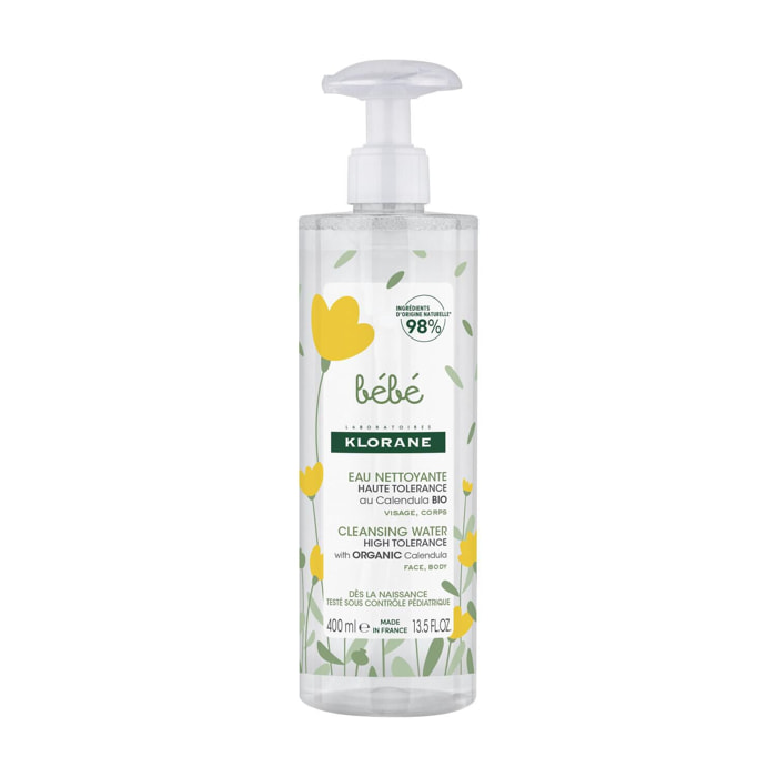 Bébé - Eau Nettoyante Haute Tolerance 400 ml