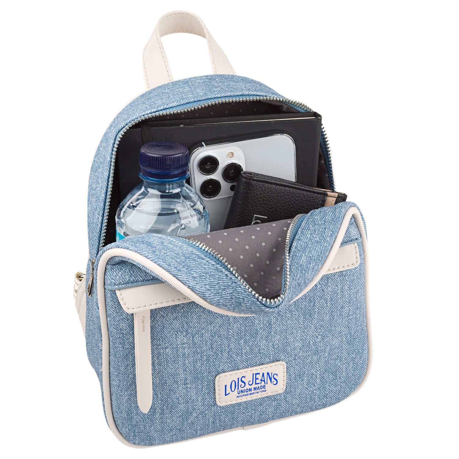 Bolso Mochila Mujer Lois Kelly Azul