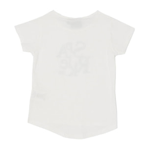 Camiseta de manga corta de niña brillante