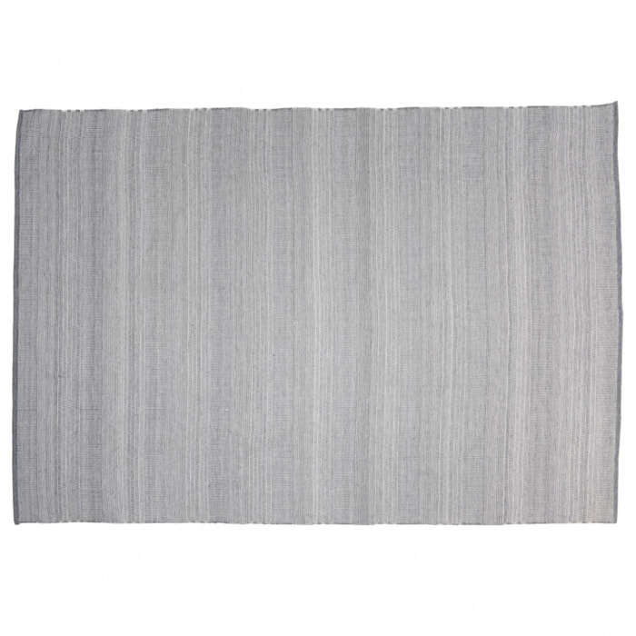 QUENTIN - Tapis d'extérieur rectangulaire 200x290cm gris/blanc
