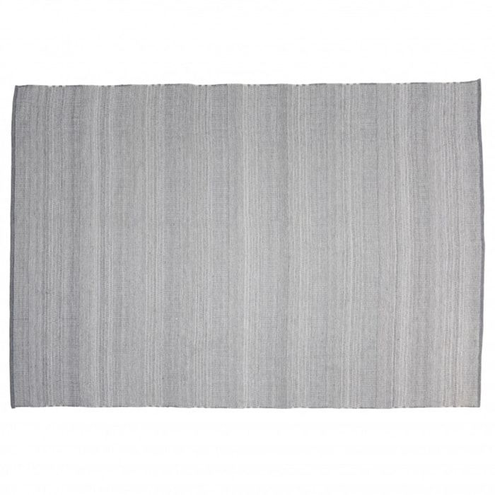 QUENTIN - Tapis d'extérieur rectangulaire 200x290cm gris/blanc