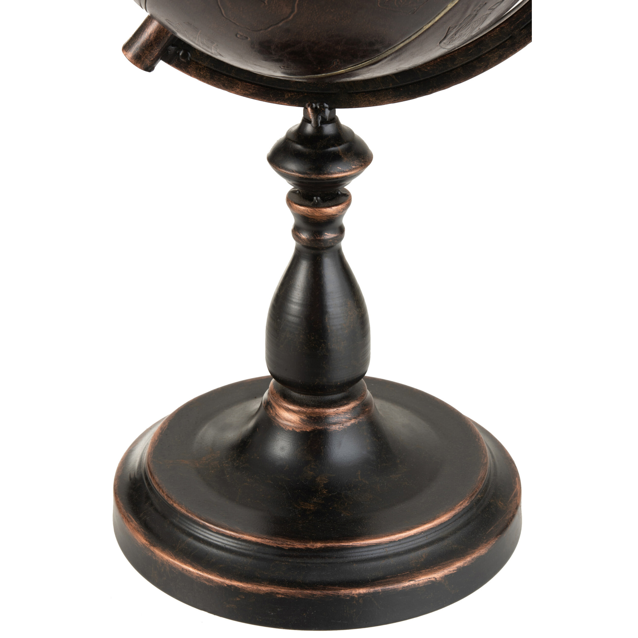 J-Line globe Gravure - métal - marron foncé