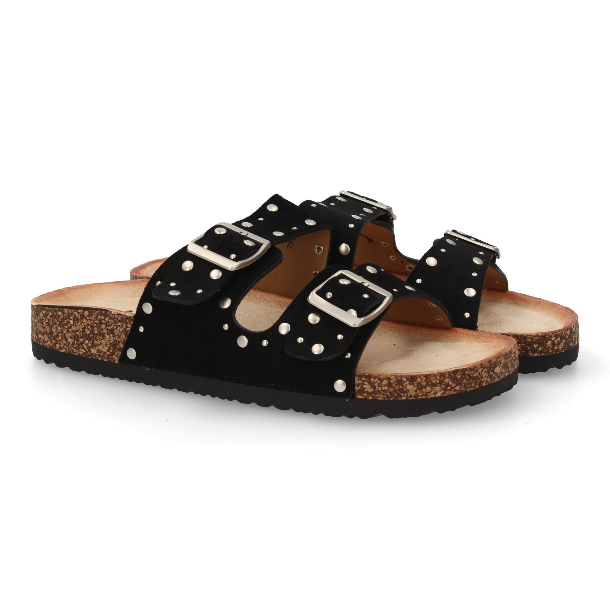 Sandalia bio mujer cómoda con tachuelas