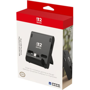 Support console HORI PlayStand à double USB Nintendo Switch 2
